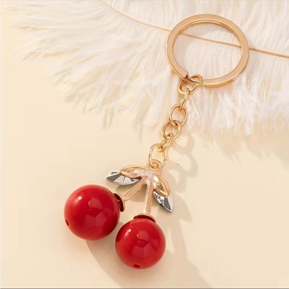Cherry Bag Charm/Keychain (Brand New!) 🍒✨ - Picture 3 of 9